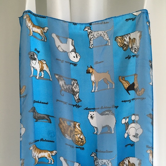 For The Dog Lover 13” X 60” Rectangular Scarf - Picture 4 of 12